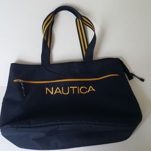 Nautica Large Tote Shoulder Bag Blue